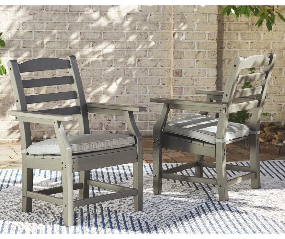 Ashley (Signature Design) Visola 2 Arm Chairs With Cushions Johnny